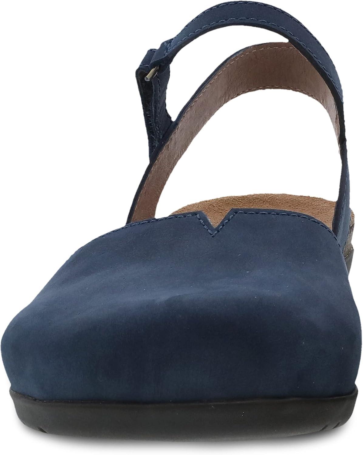 imageDansko Rowan Sandal for Women  Memory Foam and Cork Footbed for Comfort and Arch Support  Lightweight Rubber Outsole for LongLasting Wear  Versatile Casual to Dressy FootwearNavy