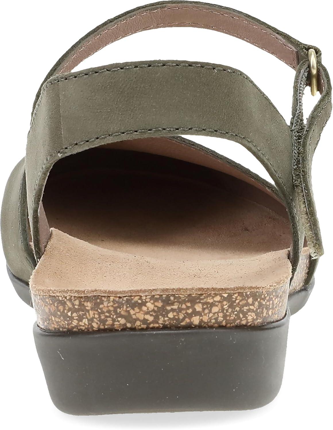 imageDansko Rowan Sandal for Women  Memory Foam and Cork Footbed for Comfort and Arch Support  Lightweight Rubber Outsole for LongLasting Wear  Versatile Casual to Dressy FootwearIvy