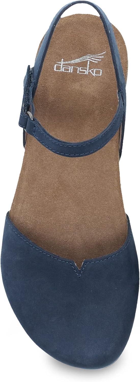 imageDansko Rowan Sandal for Women  Memory Foam and Cork Footbed for Comfort and Arch Support  Lightweight Rubber Outsole for LongLasting Wear  Versatile Casual to Dressy FootwearNavy