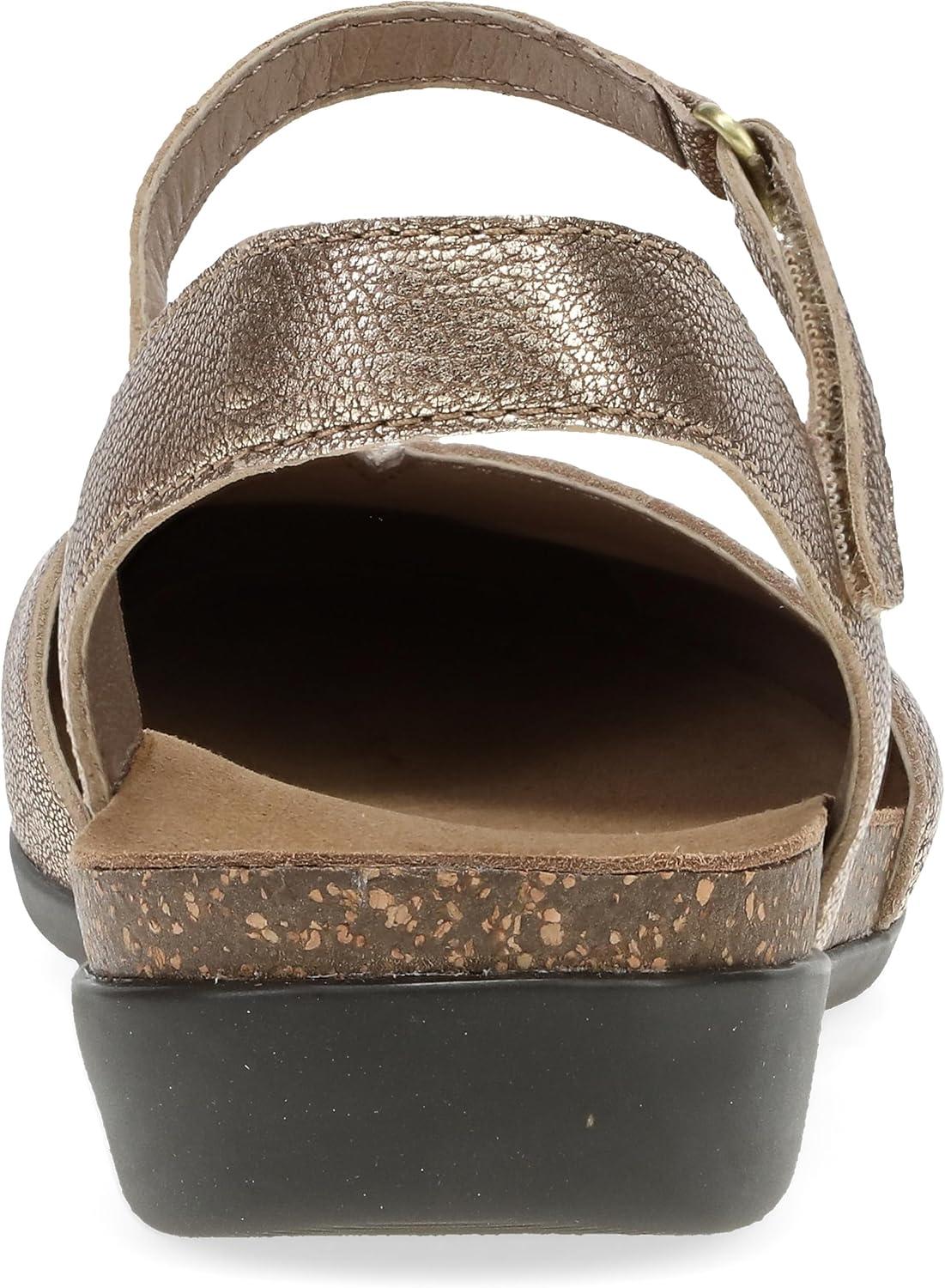 imageDansko Rowan Sandal for Women  Memory Foam and Cork Footbed for Comfort and Arch Support  Lightweight Rubber Outsole for LongLasting Wear  Versatile Casual to Dressy FootwearBronze