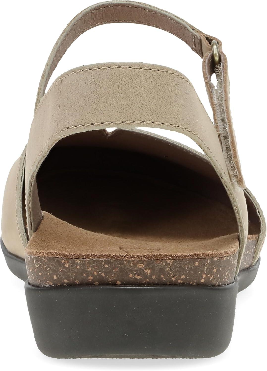 imageDansko Rowan Sandal for Women  Memory Foam and Cork Footbed for Comfort and Arch Support  Lightweight Rubber Outsole for LongLasting Wear  Versatile Casual to Dressy FootwearSand