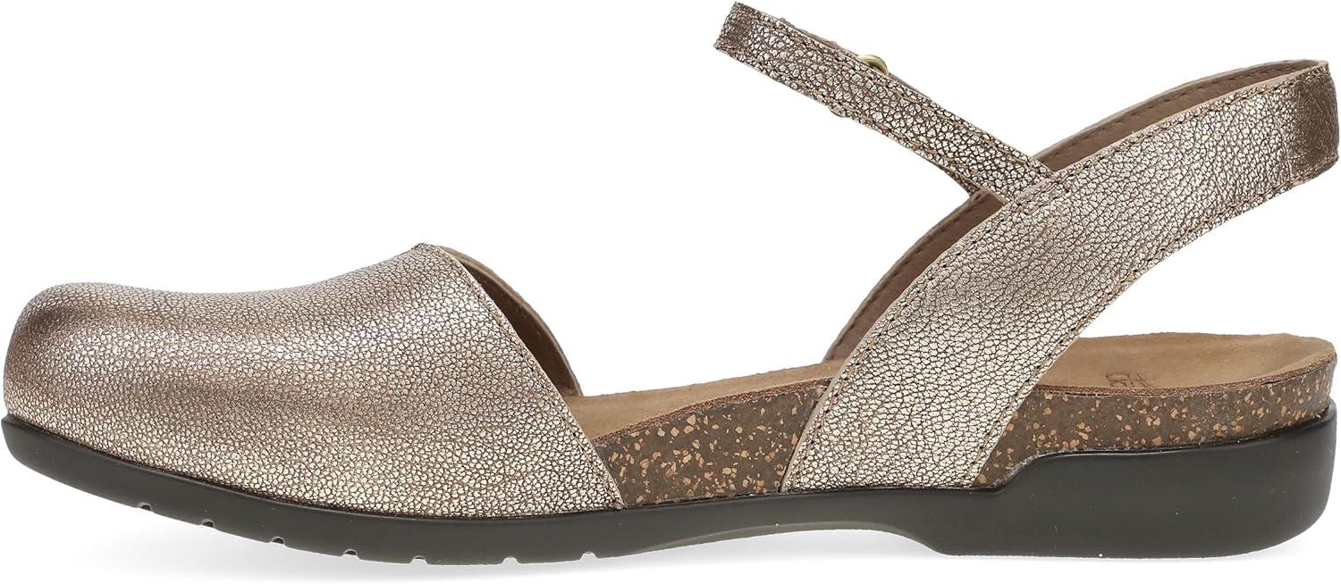 imageDansko Rowan Sandal for Women  Memory Foam and Cork Footbed for Comfort and Arch Support  Lightweight Rubber Outsole for LongLasting Wear  Versatile Casual to Dressy FootwearBronze