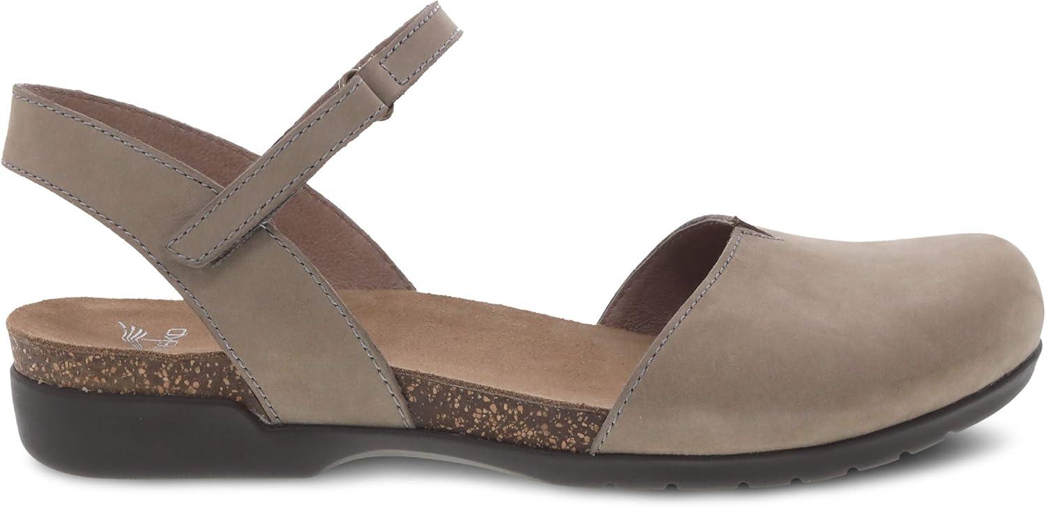 imageDansko Rowan Sandal for Women  Memory Foam and Cork Footbed for Comfort and Arch Support  Lightweight Rubber Outsole for LongLasting Wear  Versatile Casual to Dressy FootwearTaupe