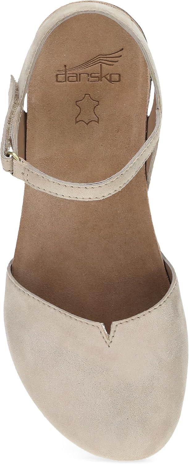 imageDansko Rowan Sandal for Women  Memory Foam and Cork Footbed for Comfort and Arch Support  Lightweight Rubber Outsole for LongLasting Wear  Versatile Casual to Dressy FootwearBeige Sparkle