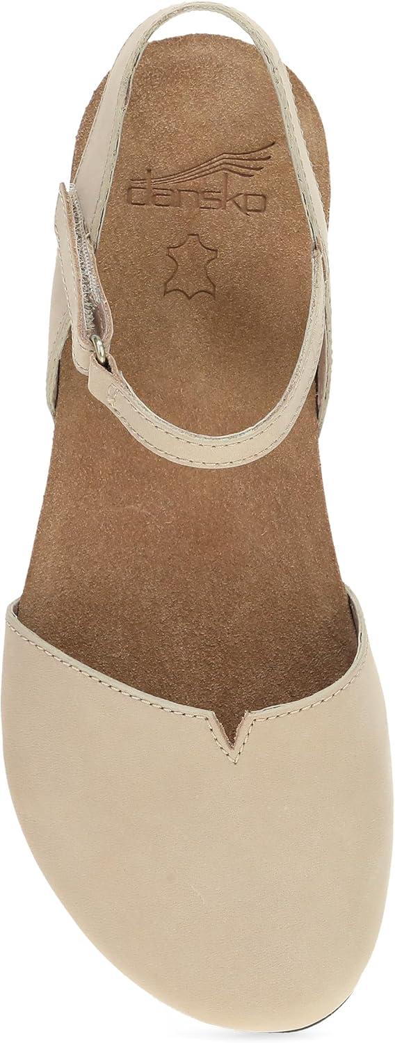 imageDansko Rowan Sandal for Women  Memory Foam and Cork Footbed for Comfort and Arch Support  Lightweight Rubber Outsole for LongLasting Wear  Versatile Casual to Dressy FootwearSand