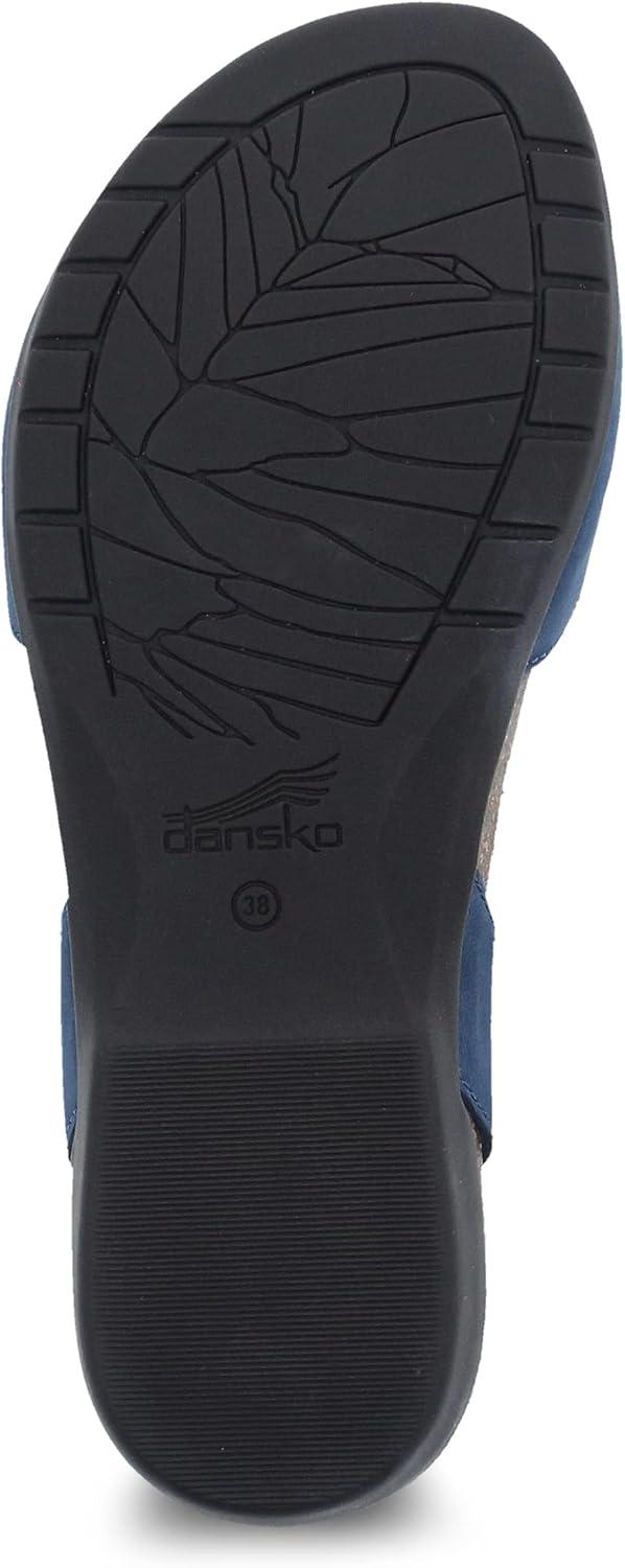 imageDansko Rowan Sandal for Women  Memory Foam and Cork Footbed for Comfort and Arch Support  Lightweight Rubber Outsole for LongLasting Wear  Versatile Casual to Dressy FootwearNavy