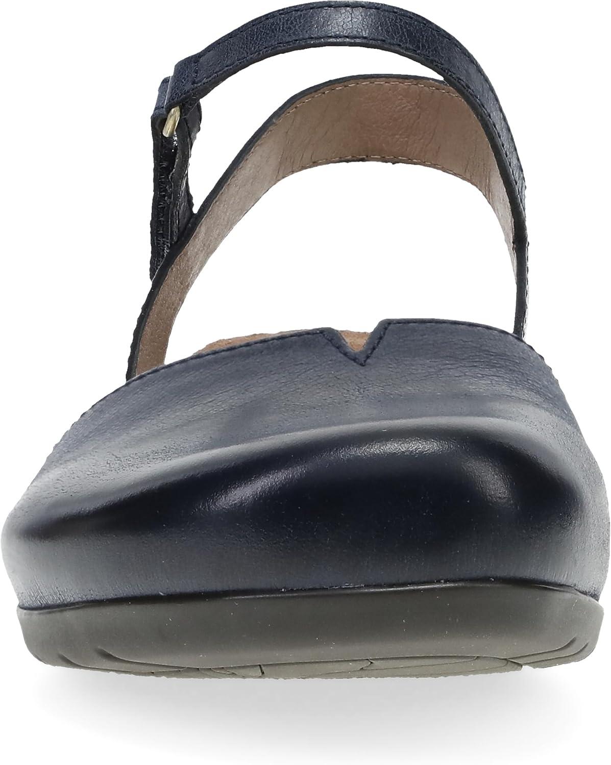 imageDansko Rowan Sandal for Women  Memory Foam and Cork Footbed for Comfort and Arch Support  Lightweight Rubber Outsole for LongLasting Wear  Versatile Casual to Dressy FootwearNavy Waxy