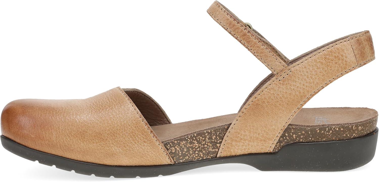 imageDansko Rowan Sandal for Women  Memory Foam and Cork Footbed for Comfort and Arch Support  Lightweight Rubber Outsole for LongLasting Wear  Versatile Casual to Dressy FootwearHoney