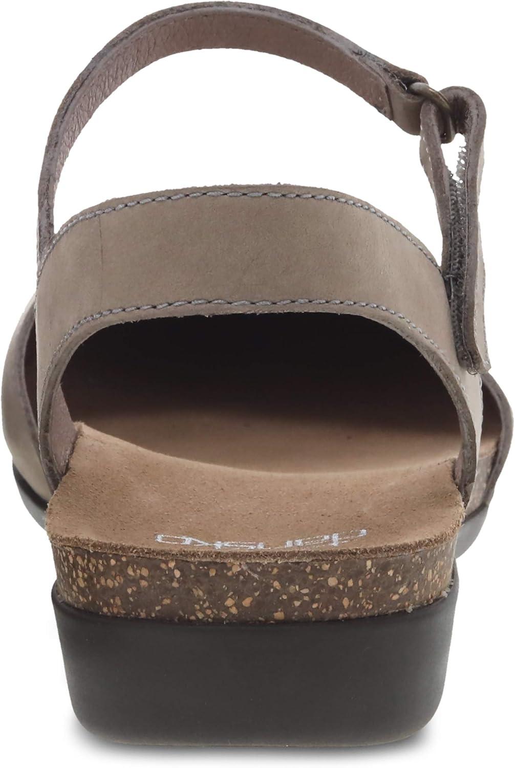 imageDansko Rowan Sandal for Women  Memory Foam and Cork Footbed for Comfort and Arch Support  Lightweight Rubber Outsole for LongLasting Wear  Versatile Casual to Dressy FootwearTaupe