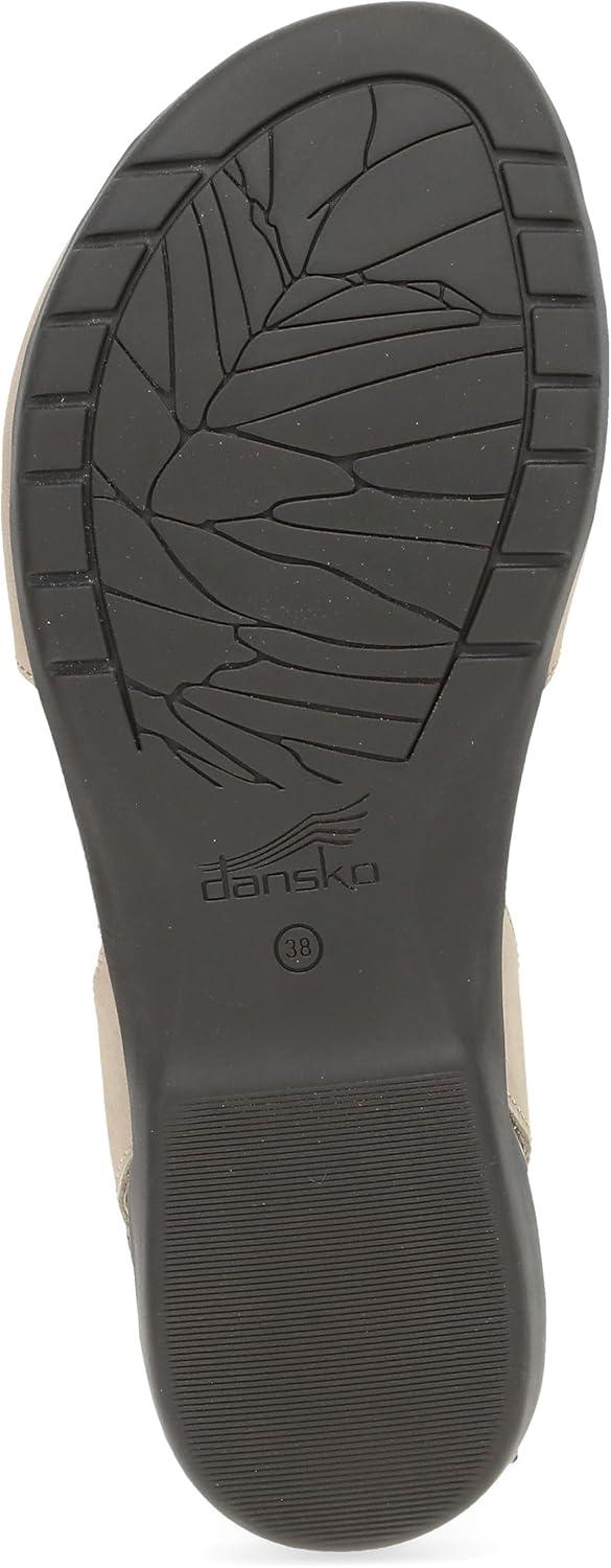 imageDansko Rowan Sandal for Women  Memory Foam and Cork Footbed for Comfort and Arch Support  Lightweight Rubber Outsole for LongLasting Wear  Versatile Casual to Dressy FootwearSand