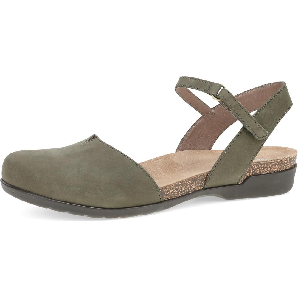 imageDansko Rowan Sandal for Women  Memory Foam and Cork Footbed for Comfort and Arch Support  Lightweight Rubber Outsole for LongLasting Wear  Versatile Casual to Dressy FootwearIvy