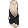 imageDansko Bridget Platform Slide Sandal for Women  Memory Foam and Suede Wrapped Footbed for an Extra Plush Comfort and SupportBlack