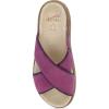 imageDansko Bridget Platform Slide Sandal for Women  Memory Foam and Suede Wrapped Footbed for an Extra Plush Comfort and SupportPlum