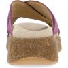 imageDansko Bridget Platform Slide Sandal for Women  Memory Foam and Suede Wrapped Footbed for an Extra Plush Comfort and SupportPlum