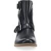 imageDansko Delphine for Women  Super Stylish MidShaft Boot  Waterproof Leather and Construction with Rubber Outsole and Leather Stacked Heel for LongLasting Style in Any WeatherBlack