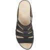 imageDansko Lyndi Slide Sandals for Women  CagedStyle Design with Leather Uppers and Lightweight Rubber OutsoleBlack