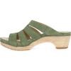 imageDansko Lyndi Slide Sandals for Women  CagedStyle Design with Leather Uppers and Lightweight Rubber OutsoleJade