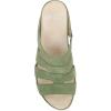 imageDansko Lyndi Slide Sandals for Women  CagedStyle Design with Leather Uppers and Lightweight Rubber OutsoleJade