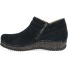 imageDansko Muriel Womens Quilted Suede Ankle Bootie Cozy SlipOn Boot with Cushioned Cork Midsole and Lightweight Rubber OutsoleBlack