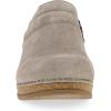 imageDansko Muriel Womens Quilted Suede Ankle Bootie Cozy SlipOn Boot with Cushioned Cork Midsole and Lightweight Rubber OutsoleTaupe