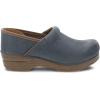 imageDansko Professional SlipOn Clogs for Women  Rocker Sole and Arch Support for Comfort  Ideal for Long Standing Professionals  Nursing Veterinarians Food Service Healthcare ProfessionalsBlue Burnished Nubuck