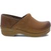 imageDansko Professional SlipOn Clogs for Women  Rocker Sole and Arch Support for Comfort  Ideal for Long Standing Professionals  Nursing Veterinarians Food Service Healthcare ProfessionalsTan Burnished Suede