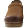 imageDansko Professional SlipOn Clogs for Women  Rocker Sole and Arch Support for Comfort  Ideal for Long Standing Professionals  Nursing Veterinarians Food Service Healthcare ProfessionalsTan Burnished Suede
