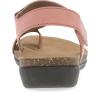imageDansko Reece Sandal for Women  Memory Foam and Cork Footbed for Comfort and Arch Support  Lightweight Rubber Outsole for LongLasting Wear with Hook ampamp Loop StrapRose