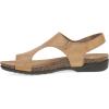 imageDansko Reece Sandal for Women  Memory Foam and Cork Footbed for Comfort and Arch Support  Lightweight Rubber Outsole for LongLasting Wear with Hook ampamp Loop StrapHoney