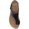 imageDansko Reece Sandal for Women  Memory Foam and Cork Footbed for Comfort and Arch Support  Lightweight Rubber Outsole for LongLasting Wear with Hook ampamp Loop StrapBlack Full Grain