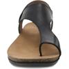 imageDansko Reece Sandal for Women  Memory Foam and Cork Footbed for Comfort and Arch Support  Lightweight Rubber Outsole for LongLasting Wear with Hook ampamp Loop StrapBlack Full Grain