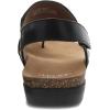 imageDansko Reece Sandal for Women  Memory Foam and Cork Footbed for Comfort and Arch Support  Lightweight Rubber Outsole for LongLasting Wear with Hook ampamp Loop StrapBlack Full Grain