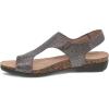 imageDansko Reece Sandal for Women  Memory Foam and Cork Footbed for Comfort and Arch Support  Lightweight Rubber Outsole for LongLasting Wear with Hook ampamp Loop StrapPewter