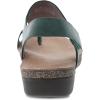 imageDansko Reece Sandal for Women  Memory Foam and Cork Footbed for Comfort and Arch Support  Lightweight Rubber Outsole for LongLasting Wear with Hook ampamp Loop StrapGreen