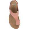 imageDansko Reece Sandal for Women  Memory Foam and Cork Footbed for Comfort and Arch Support  Lightweight Rubber Outsole for LongLasting Wear with Hook ampamp Loop StrapRose