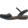 imageDansko Rowan Sandal for Women  Memory Foam and Cork Footbed for Comfort and Arch Support  Lightweight Rubber Outsole for LongLasting Wear  Versatile Casual to Dressy FootwearNavy Waxy