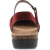 imageDansko Rowan Sandal for Women  Memory Foam and Cork Footbed for Comfort and Arch Support  Lightweight Rubber Outsole for LongLasting Wear  Versatile Casual to Dressy FootwearCinnabar