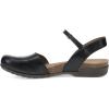 imageDansko Rowan Sandal for Women  Memory Foam and Cork Footbed for Comfort and Arch Support  Lightweight Rubber Outsole for LongLasting Wear  Versatile Casual to Dressy FootwearBlack Waxy