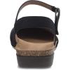 imageDansko Rowan Sandal for Women  Memory Foam and Cork Footbed for Comfort and Arch Support  Lightweight Rubber Outsole for LongLasting Wear  Versatile Casual to Dressy FootwearBlack