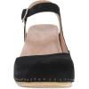imageDansko Taytum ClosedToe Assymetrical Sandal for Women  Quality Leathers Treated with Scotchgard for Stain Resistance  Cushioned Contoured Footbed for AllDay ComfortBlack