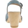 imageDansko Taytum ClosedToe Assymetrical Sandal for Women  Quality Leathers Treated with Scotchgard for Stain Resistance  Cushioned Contoured Footbed for AllDay ComfortDenim