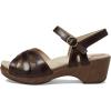 imageDansko Womens Season SandalTeak Vintage Pull Up