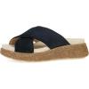 imageDansko Bridget Platform Slide Sandal for Women  Memory Foam and Suede Wrapped Footbed for an Extra Plush Comfort and SupportBlack