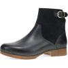 imageDansko Monique Womens EquestrianInspired Ankle Bootie Leather ampamp Suede LowHeel Boot with Classic Hardware and AllDay Comfort ampamp SupportBlack