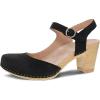 imageDansko Taytum ClosedToe Assymetrical Sandal for Women  Quality Leathers Treated with Scotchgard for Stain Resistance  Cushioned Contoured Footbed for AllDay ComfortBlack