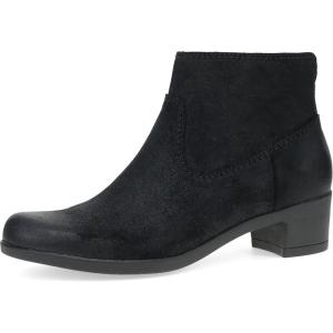 imageDansko Carmella Ankle Bootie for Women  Premium Leather and Rubber Outsole for LongLasting Wear Natural Arch and Memory Foam Footbed for Added SupportBlack