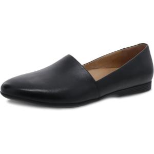 imageDansko Larisa SlipOn Flats for Women  Comfotable Flat Shoes with Arch Support  Versatile Casual to Dressy Footwear  Lightweight Rubber OutsoleBlack