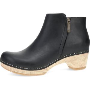 imageDansko Lizanne Booties for Women  Linings from Recycled Materials and Leather for Breathability Lightweight Rubber Outsole for LongLasting WearBlack