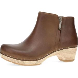 imageDansko Lizanne Booties for Women  Linings from Recycled Materials and Leather for Breathability Lightweight Rubber Outsole for LongLasting WearTan