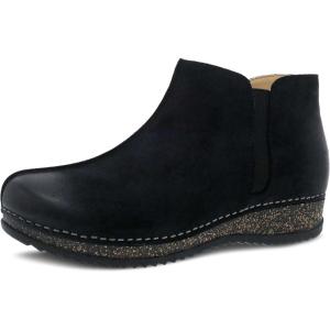 imageDansko Makara Ankle Boot  DualDensity CorkEVA Midsole and Lightweight Rubber Outsole Provide Durable and Comfortable Ride on Patented Stapled ConstructionBlack